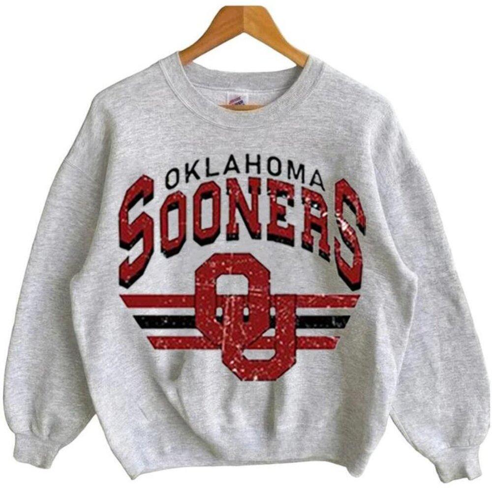 Oklahoma Sooners Football Ncaa Sweatshirt Elbertfrankli